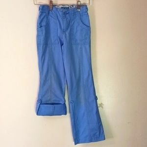 Girl's Baby Blue Convertible Pants